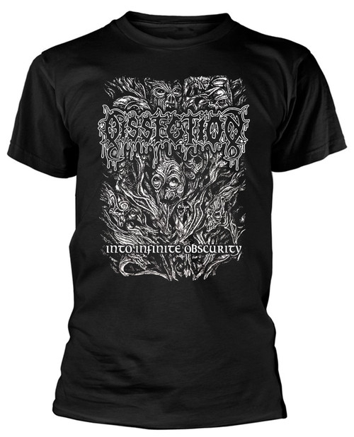 Dissection 'Into Infinite Obscurity' (Black) T-Shirt Front