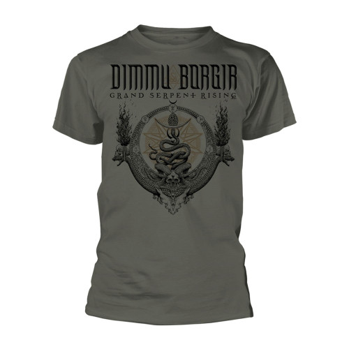 Dimmu Borgir 'Grand Serpent Rising' (Military Green) T-Shirt Front