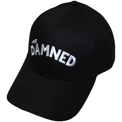 The Damned 'Arched Logo' (Black) Baseball Cap