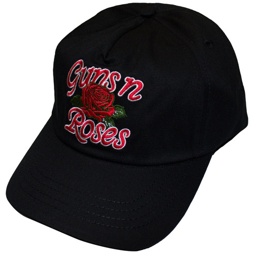 Guns N' Roses 'Appetite for Destruction Rose' (Black) Baseball Cap
