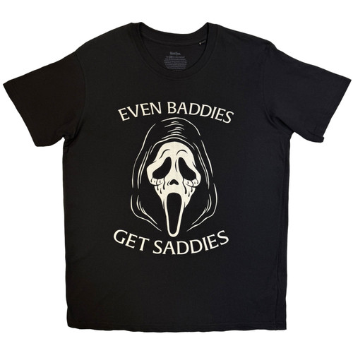Ghostface 'Even Baddies Get Saddies' (Black) T-Shirt