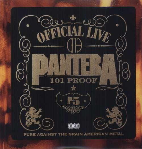 Pantera 'Official Live - 101 Proof' 2LP Black Vinyl