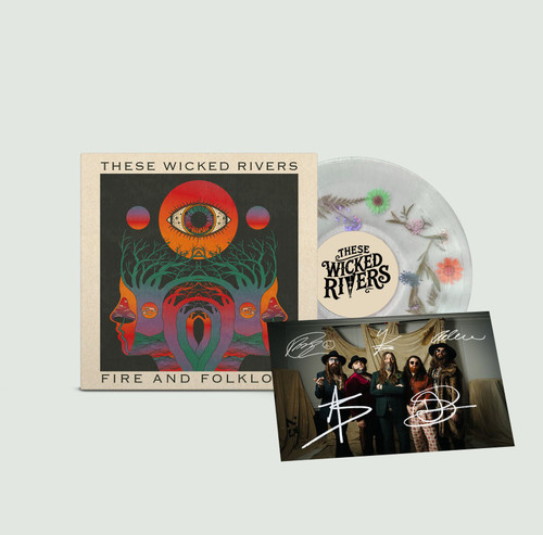 These Wicked Rivers 'Fire And Folklore' LP Flower Vinyl + Exclusive Signed Photo Card