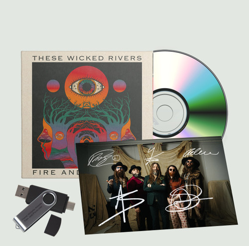 These Wicked Rivers 'Fire And Folklore' Digipak CD, USB + Exclusive Signed Photo Card