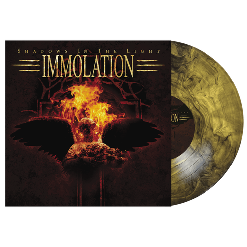 Immolation 'Shadows In The Light' LP Transparent Yellow Black Marbled Vinyl