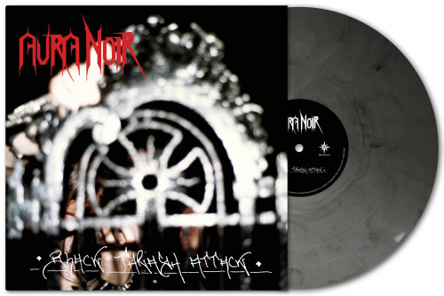 Aura Noir 'Black Thrash Attack' (30th Anniversary) LP Silver Marble Vinyl