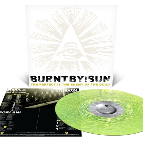 Burnt By The Sun 'The Perfect is the Enemy of the Good ' LP Fluorescent Yellow Marble Vinyl