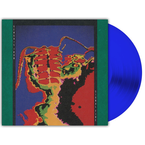 PRE-ORDER - Genghis Tron 'Signal Fire' LP Royal Blue Vinyl - RELEASE DATE 12th June 2026