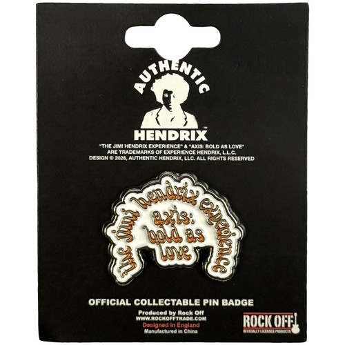 Jimi Hendrix 'Axis' Pin Badge