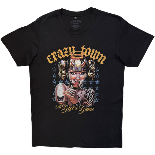 Crazy Town 'The Gift Of Game' (Black) Carbon T-Shirt