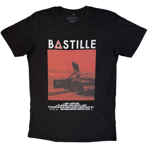Bastille 'Bad Blood Wolf' (Black) Carbon T-Shirt