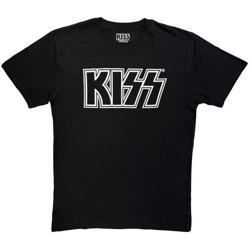 KISS 'Logo Mono' (Black) Eco T-Shirt