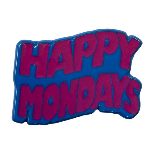 Happy Mondays 'Wavy Logo' Pin Badge