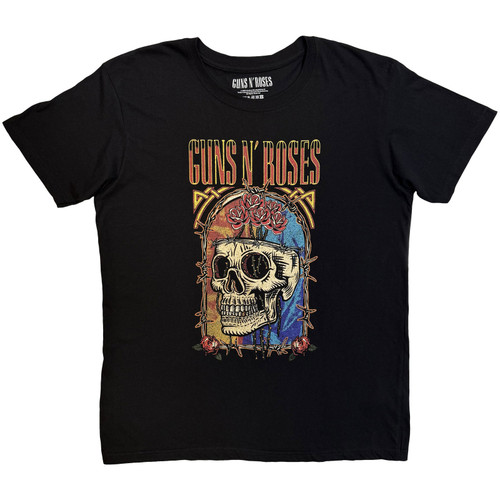 Guns N' Roses 'North American Tour Skull' (Black) T-Shirt