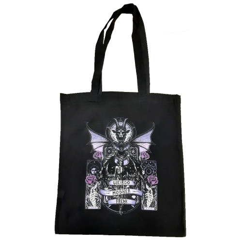 SLF 'Weirdo Mosher Freak Amethyst' (Black) Tote Bag