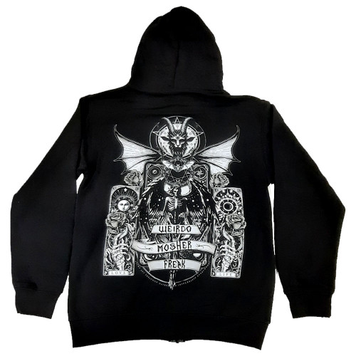 SLF 'Weirdo Mosher Freak Slate' (Black) Hoodie Back