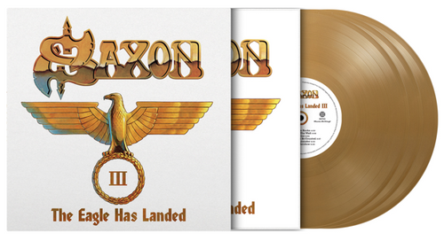 PRE-ORDER - Saxon 'The Eagle Has Landed Part III' 3LP Gold Vinyl - RELEASE DATE 3rd July 2026