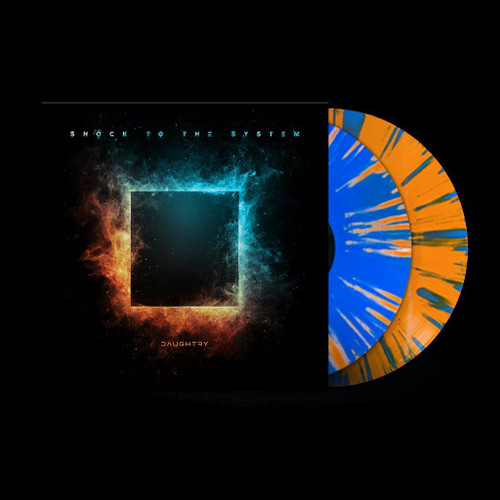 Daughtry 'SHOCK TO THE SYSTEM' (DELUXE) LP Orange & Blue Splatter Vinyl