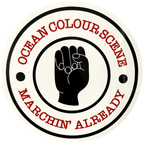 Ocean Colour Scene 'Marchin' Fist' Sticker
