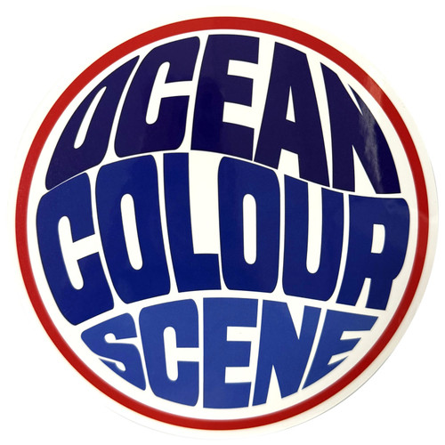 Ocean Colour Scene 'Fisheye Logo' Sticker