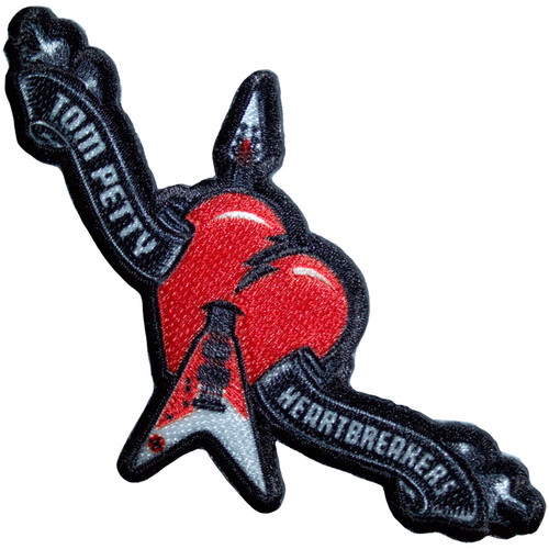 Tom Petty and the Heartbreakers 'Heart Logo' Iron On Woven Patch