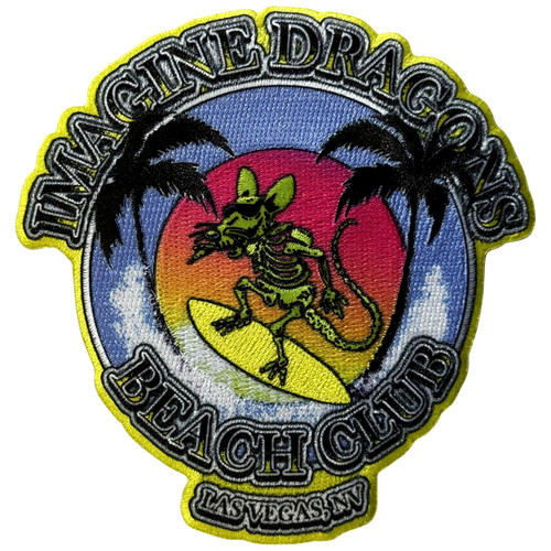 Imagine Dragons 'Beach Club' Iron On Woven Patch