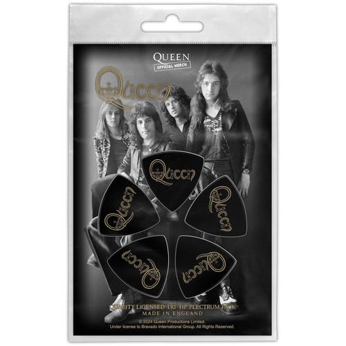 Queen 'Logo' Tri-Tip Plectrum Pack