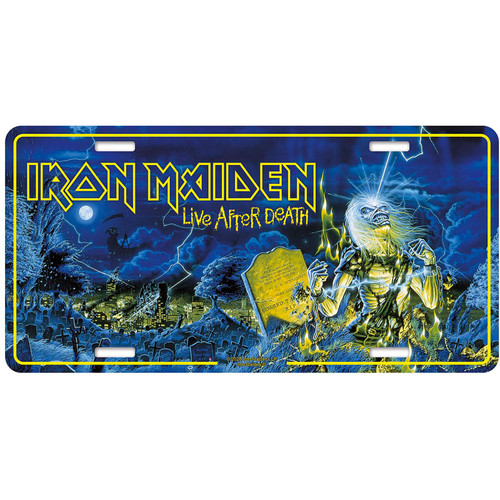 Iron Maiden 'Live After Death' Number Plate
