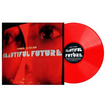 Primal Scream 'Beautiful Future' LP Transparent Red Vinyl