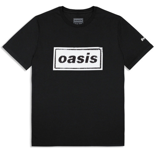 Oasis 'Stencil Logo' (Black) Ex-Tour T-Shirt