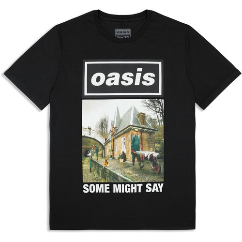 Oasis 'Some Might Say Single Cover' (Black) Ex-Tour T-Shirt