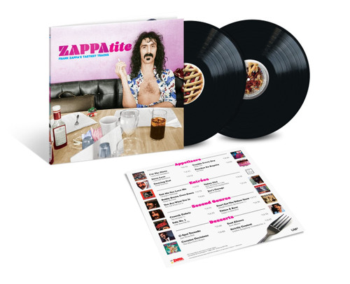 PRE-ORDER - Frank Zappa 'ZAPPAtite: Frank Zappa’s Tastiest Tracks' 2LP Black Vinyl - RELEASE DATE 17th July 2026