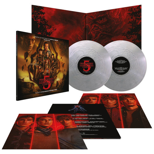 PRE-ORDER - Kyle Dixon & Michael Stein - 'Stranger Things 5 (Original Score) Volume 2' 2LP Metallic Silver Vinyl - RELEASE DATE 17th July 2026