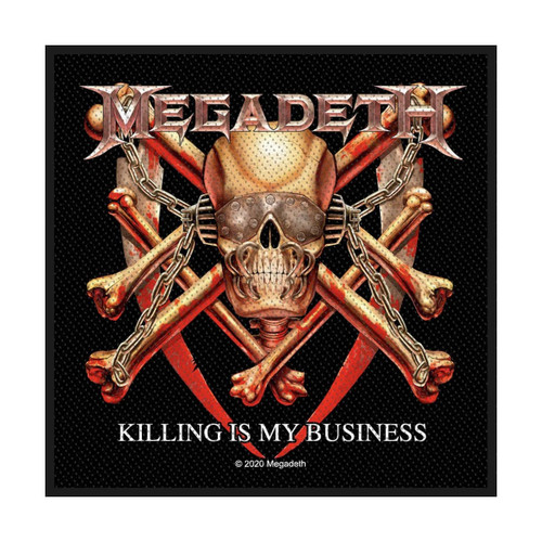 Megadeth 'Killing Is My Business' Woven Patch