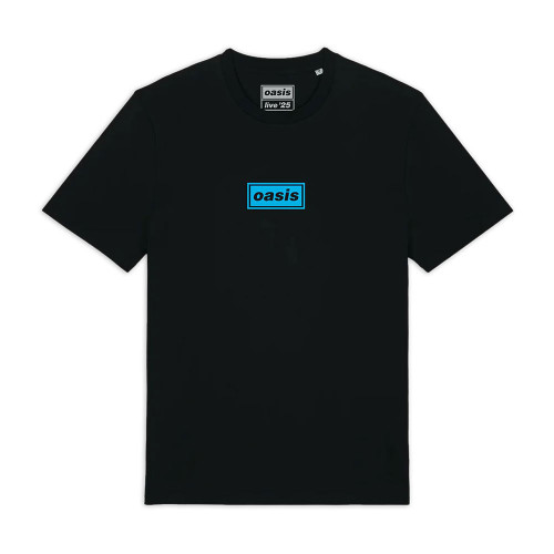 Oasis 'Chicago Half Faces Fan Store' (Black) T-Shirt