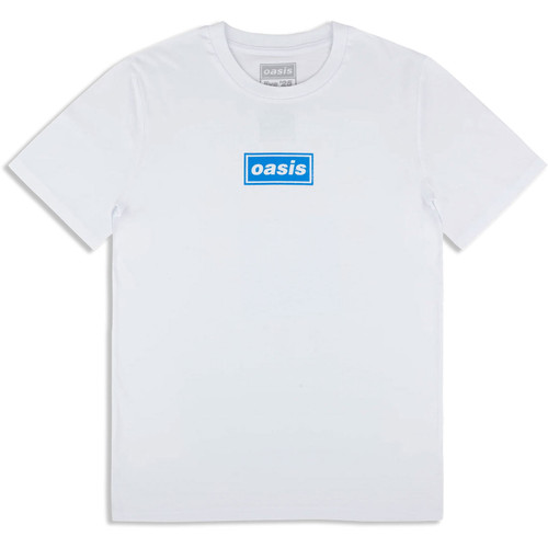 Oasis 'What's The Story CD Star' (White) T-Shirt