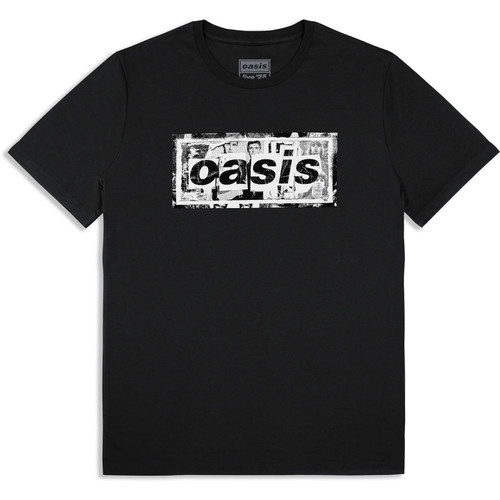 Oasis 'Collage Live '25 World Tour' (Black) T-Shirt