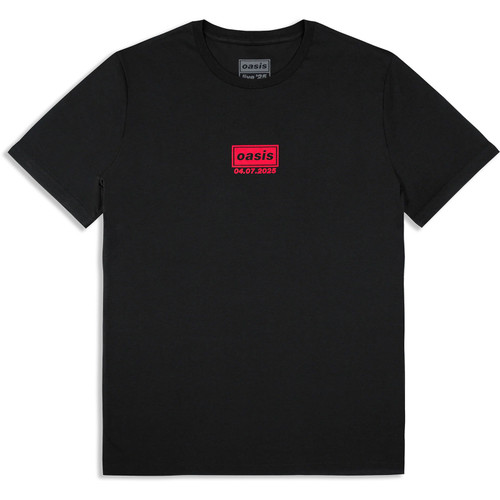 Oasis 'Cardiff 4th July Event' (Black) T-Shirt