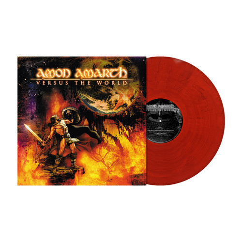 Amon Amarth 'Versus The World' LP Crimson Red Marbled Vinyl