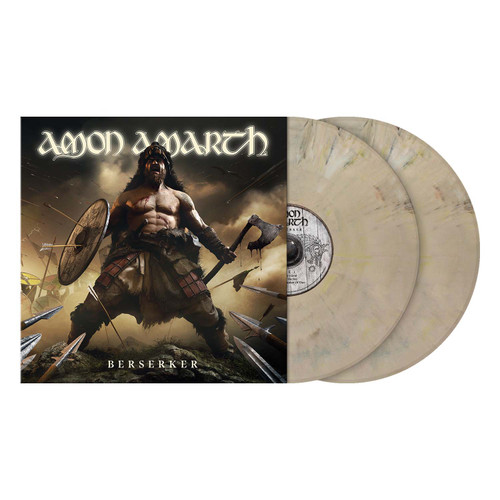 Amon Amarth 'Berserker' 2LP Beige Marbled Vinyl