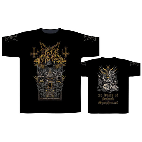 Dark Funeral '25 Years Of Satanic Symphonies' (Black) T-Shirt