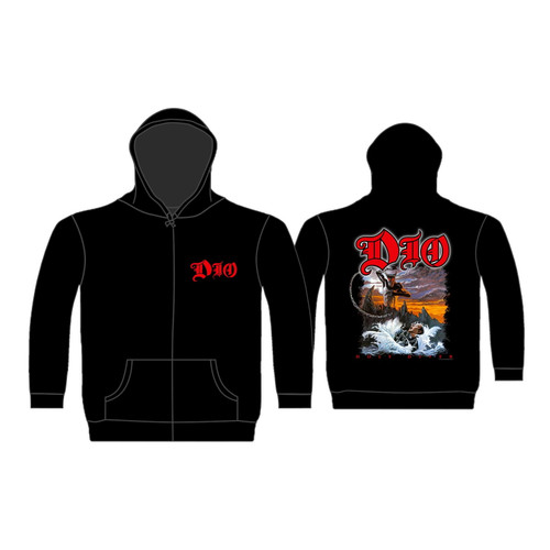 Dio 'Holy Diver v1' (Black) Zip Up Hoodie