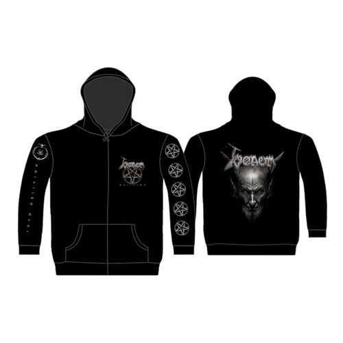 Venom 'Into Oblivion' (Black) Zip Up Hoodie