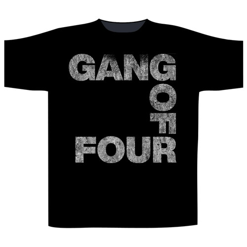 Gang Of Four 'Logo' (Black) T-Shirt