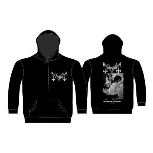 Mayhem 'Pure Fucking Armageddon' (Black) Zip Up Hoodie