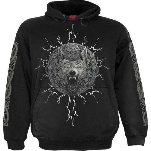 Spiral 'Valhalla' (Black) Pull Over Hoodie