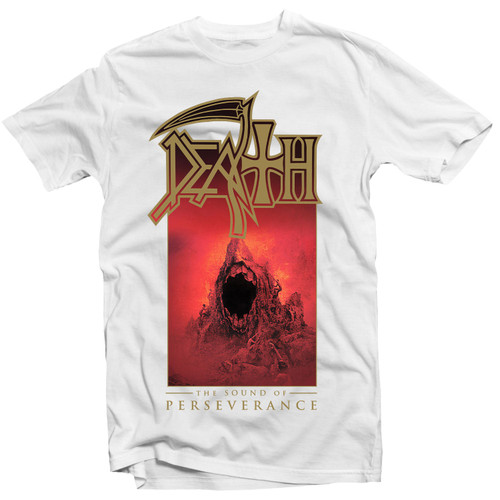 Death 'The Sound Of Perseverance' (White) T-Shirt - US Import