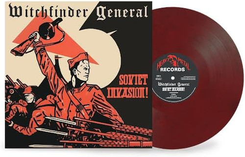 PRE-ORDER - Witchfinder General 'Soviet Invasion' LP Maroon Vinyl - RELEASE DATE 10th July 2026