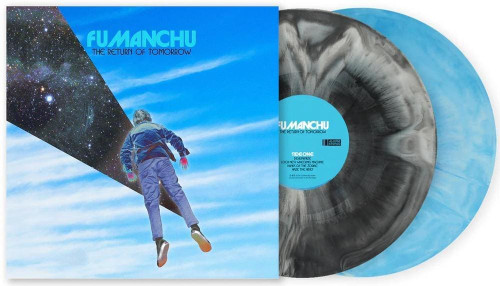 Fu Manchu 'The Return of Tomorrow' 2LP 2LP Galaxy Blue White Galaxy Black Opaque Space and Sky Vinyl