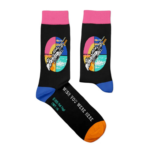 Pink Floyd 'Wish You Were Here' (Black) Socks